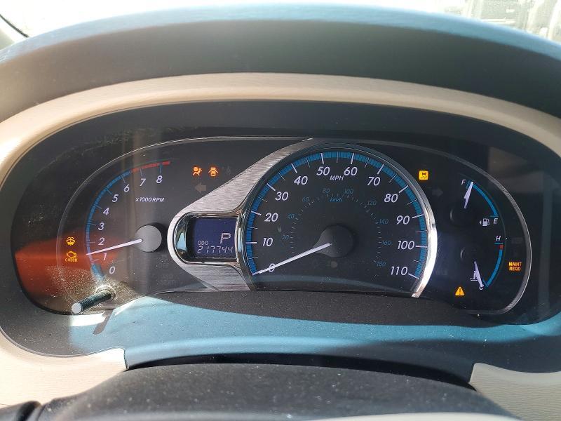 2011 TOYOTA SIENNA XLE 8-PASSENGER — Фото 9 из 13