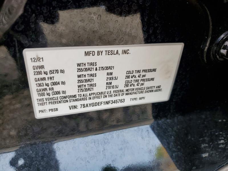 2022 TESLA MODEL Y — Фото 12 из 12