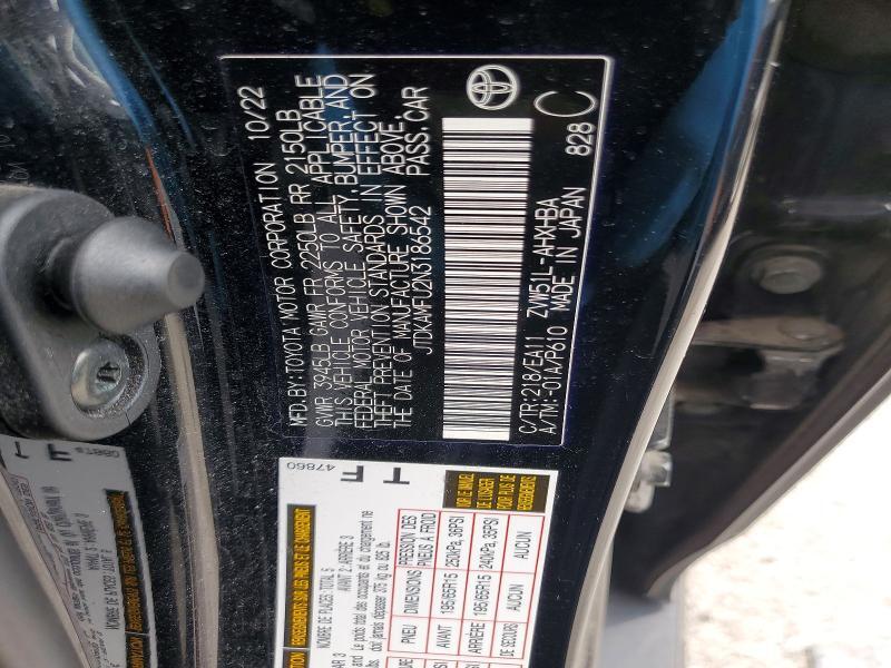 2022 TOYOTA PRIUS LIMITED — Фото 12 из 12