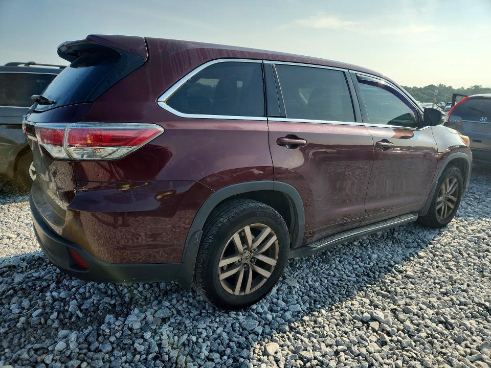2014 TOYOTA HIGHLANDER LE — Фото 3 из 13