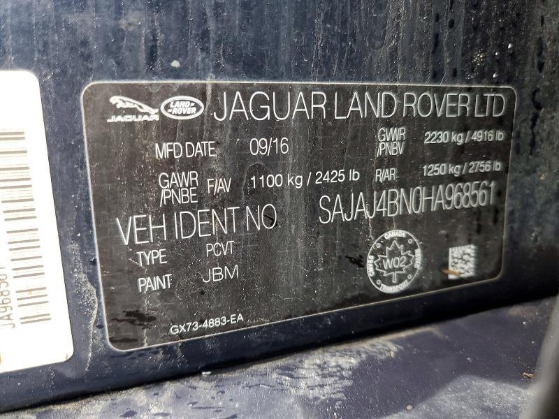 2017 JAGUAR XE PREMIUM — Фото 12 из 12