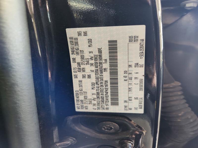 1FTEW1EP4FKE19708 2015 FORD F150 photo no. 12