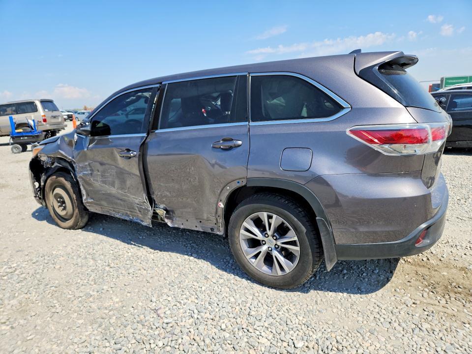 5TDBKRFH9FS102195 2015 TOYOTA HIGHLANDER photo no. 2