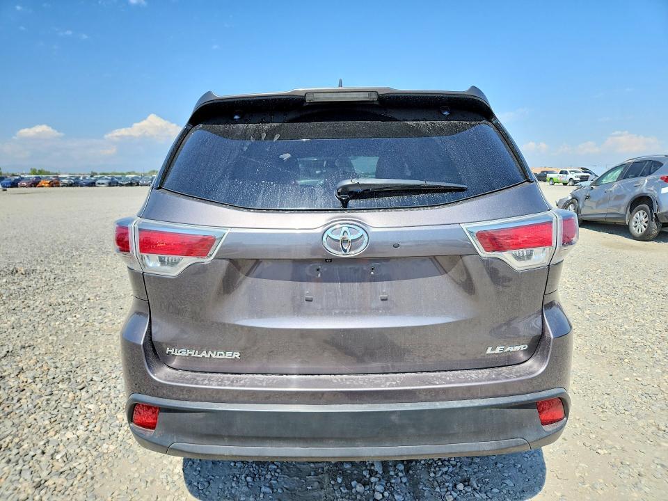 5TDBKRFH9FS102195 2015 TOYOTA HIGHLANDER photo no. 6