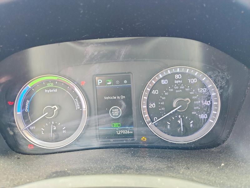 KMHE24L34KA091148 2019 HYUNDAI SONATA HYBRID photo no. 9