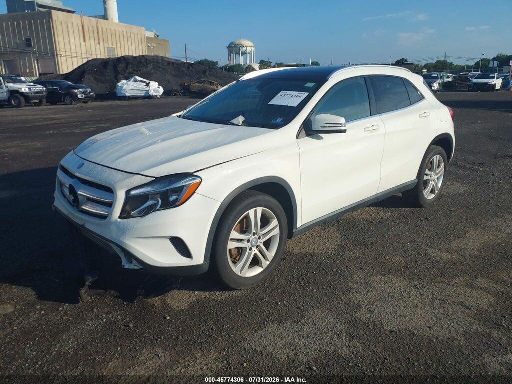 WDCTG4GBXFJ152226 2015 MERCEDES-BENZ GLA 250 photo no. 2