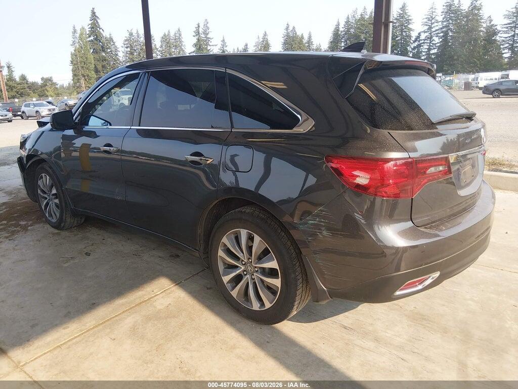5FRYD4H41FB010017 2015 ACURA MDX photo no. 3