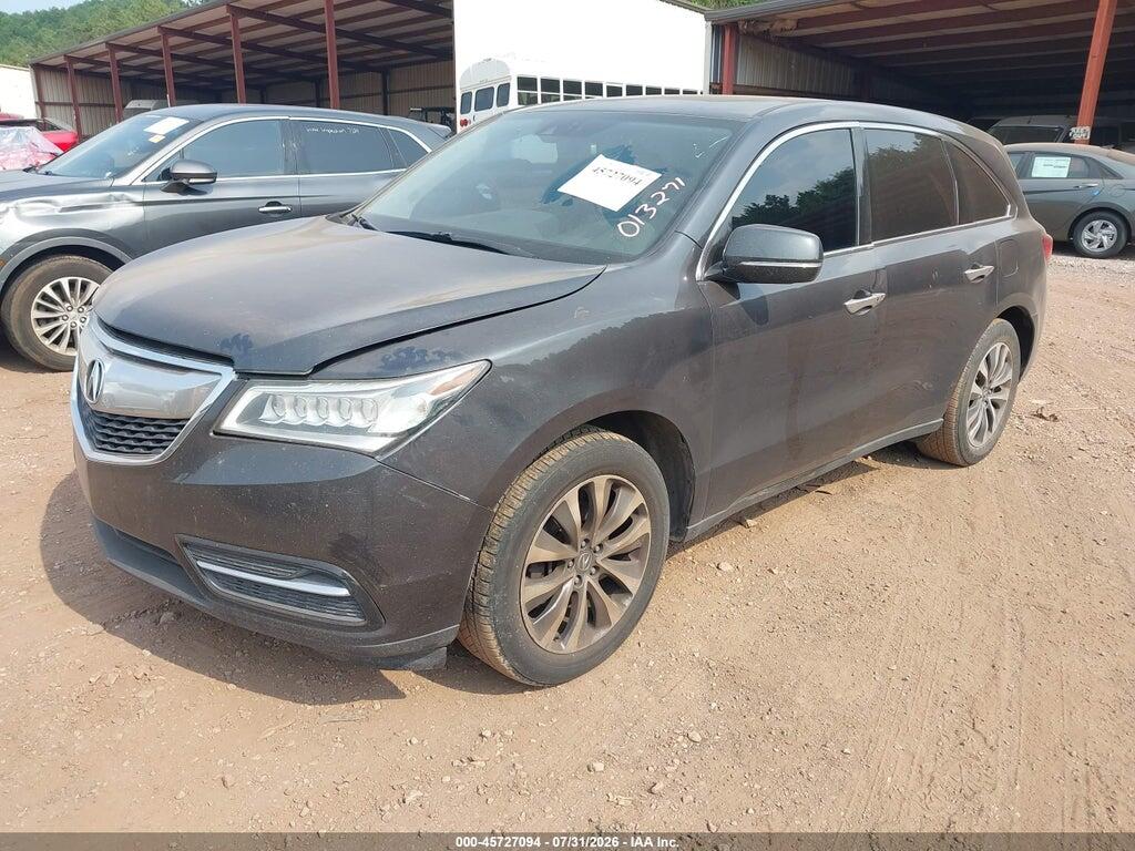 5FRYD3H45FB013271 2015 ACURA MDX photo no. 2
