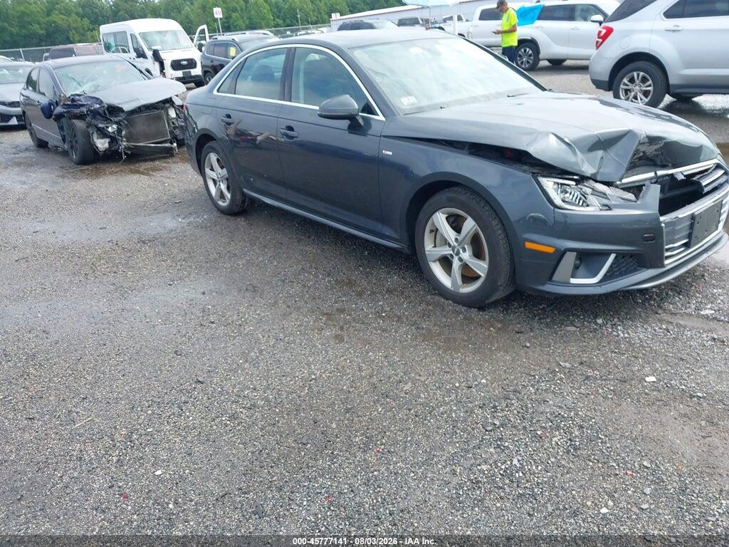 WAUDNAF48KA030439 2019 AUDI A4 photo no. 1