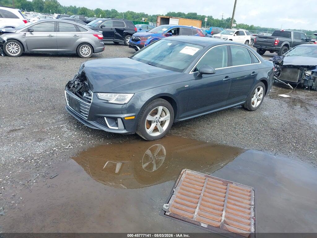 WAUDNAF48KA030439 2019 AUDI A4 photo no. 2