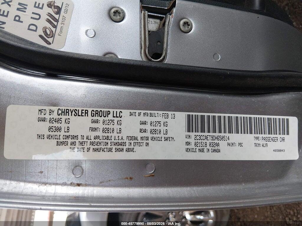2C3CCAET9DH650514 2013 CHRYSLER 300C photo no. 9