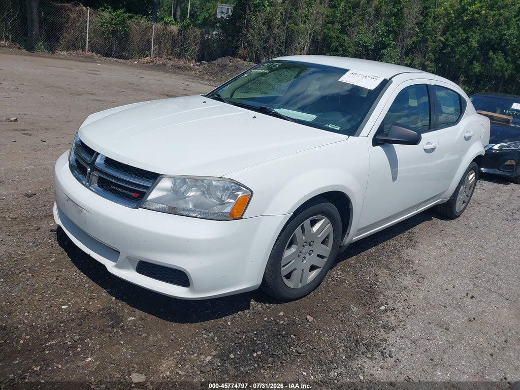 1C3CDZAGXDN772620 2013 DODGE AVENGER photo no. 2