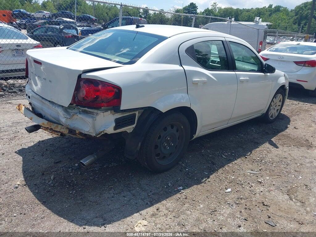 1C3CDZAGXDN772620 2013 DODGE AVENGER photo no. 4
