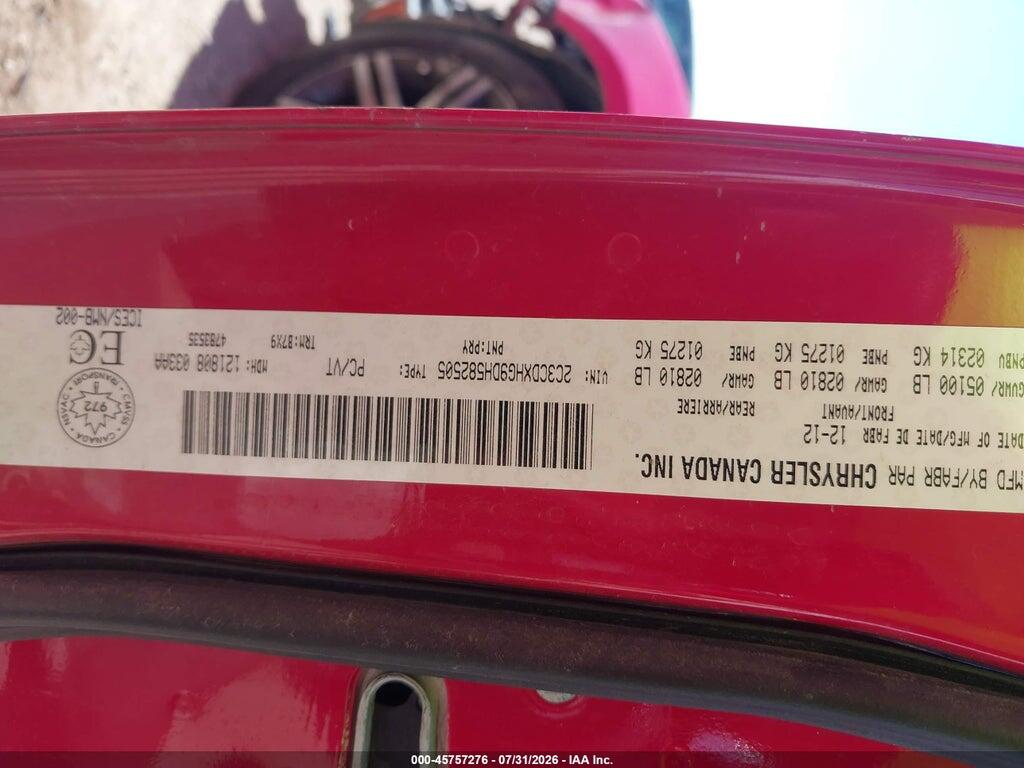 2C3CDXHG9DH582505 2013 DODGE CHARGER photo no. 9