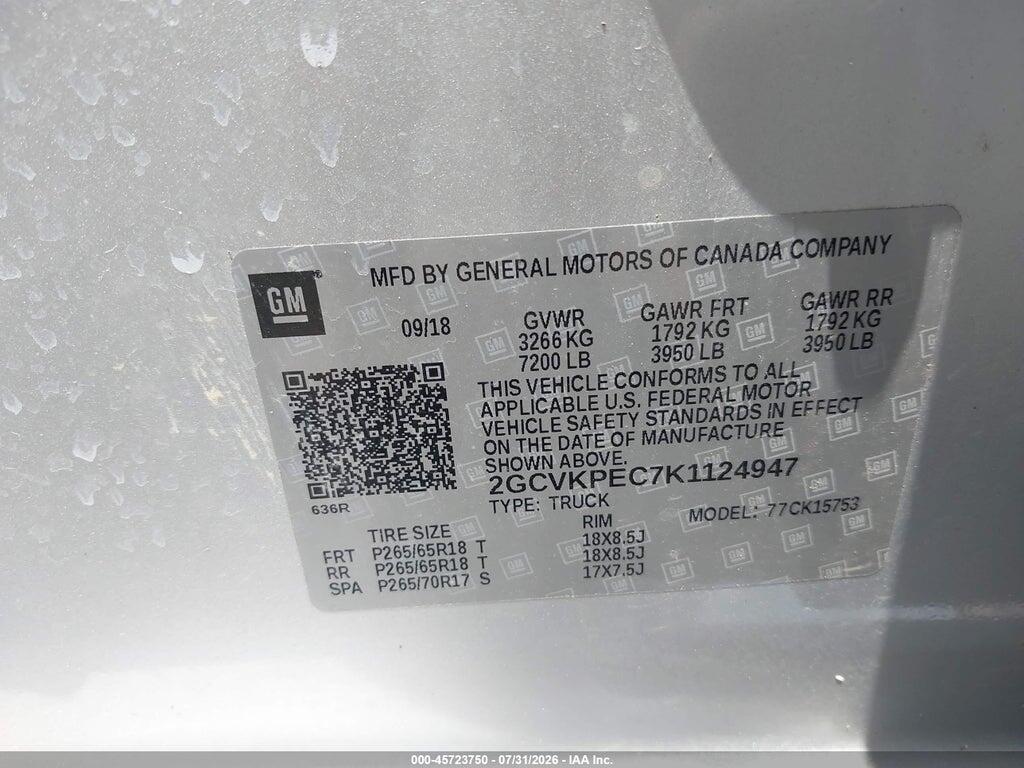 2GCVKPEC7K1124947 2019 CHEVROLET SILVERADO 1500 LD photo no. 9