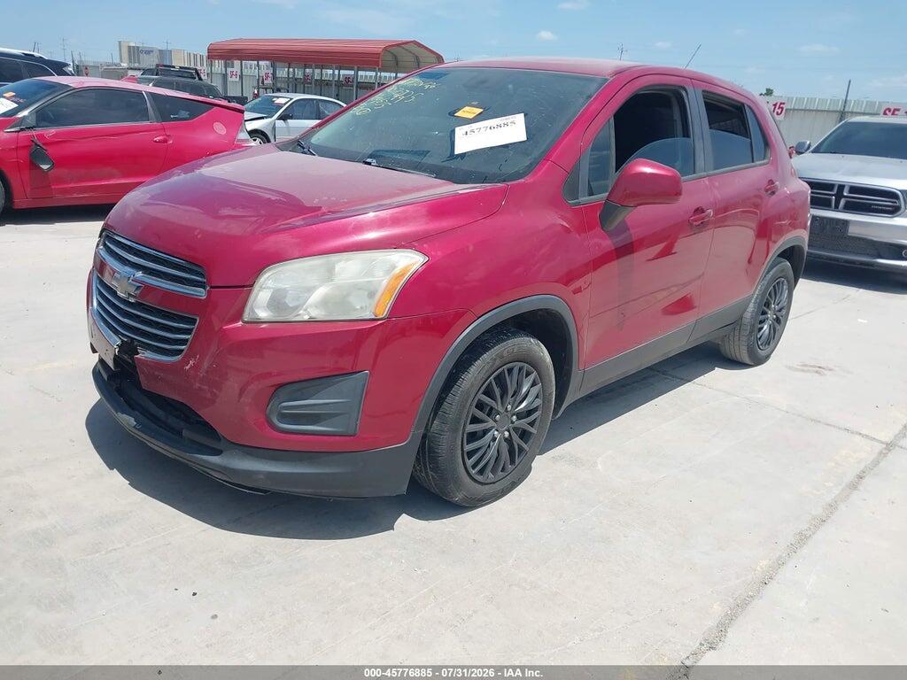 KL7CJKSB8FB184635 2015 CHEVROLET TRAX photo no. 2