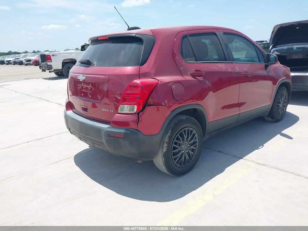 KL7CJKSB8FB184635 2015 CHEVROLET TRAX photo no. 4