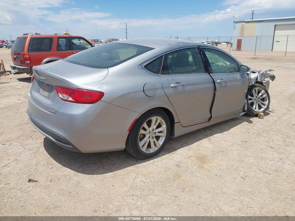1C3CCCAB9FN672158 2015 CHRYSLER 200 photo no. 4