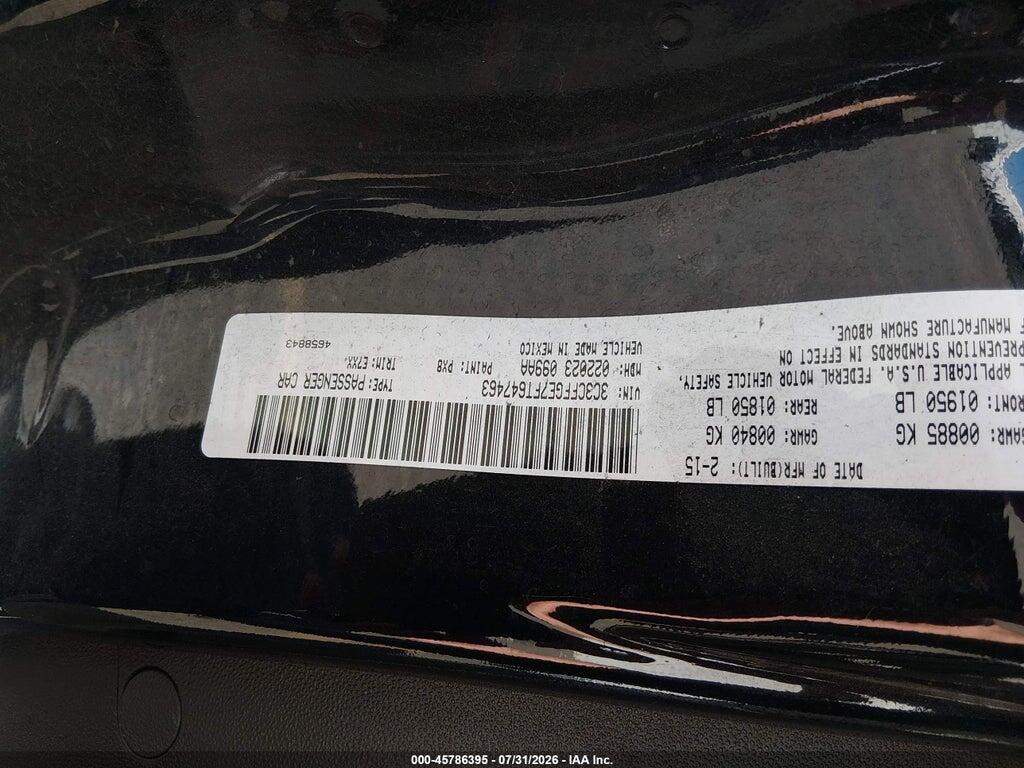 3C3CFFGE7FT647463 2015 FIAT 500E photo no. 9