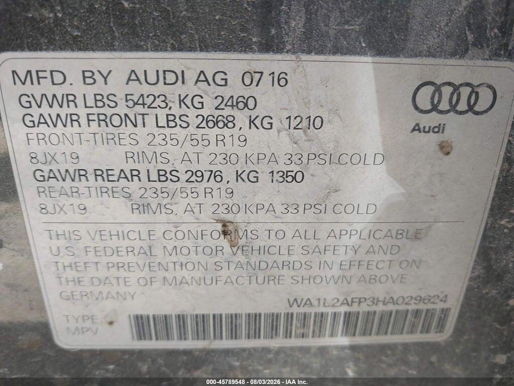 WA1L2AFP3HA029624 2017 AUDI Q5 photo no. 9