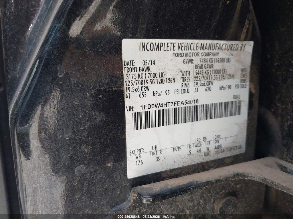 1FD0W4HT7FEA54018 2015 FORD F-450 CHASSIS photo no. 9