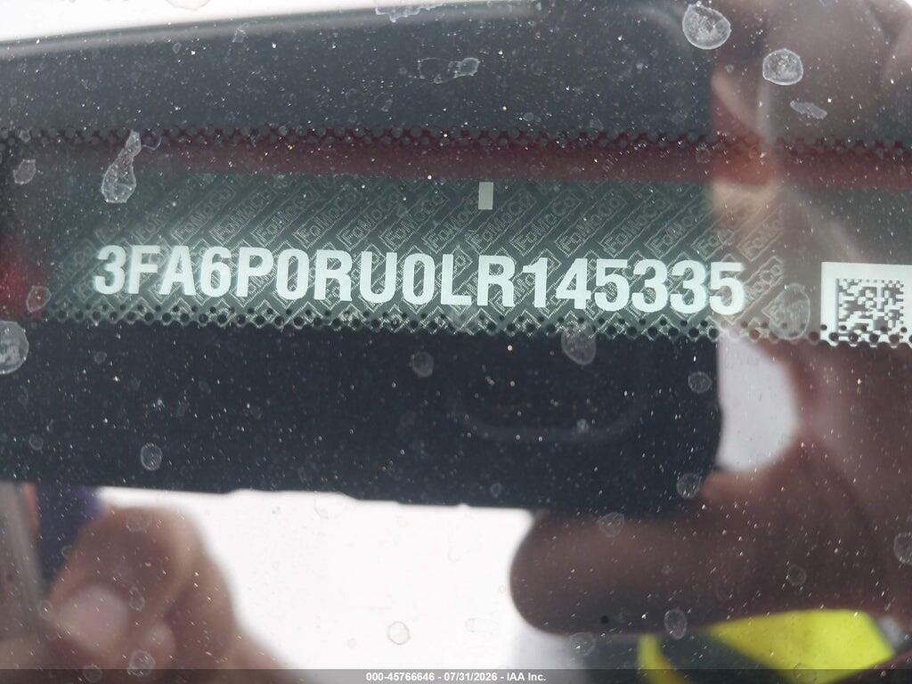 3FA6P0RU0LR145335 2020 FORD FUSION photo no. 9