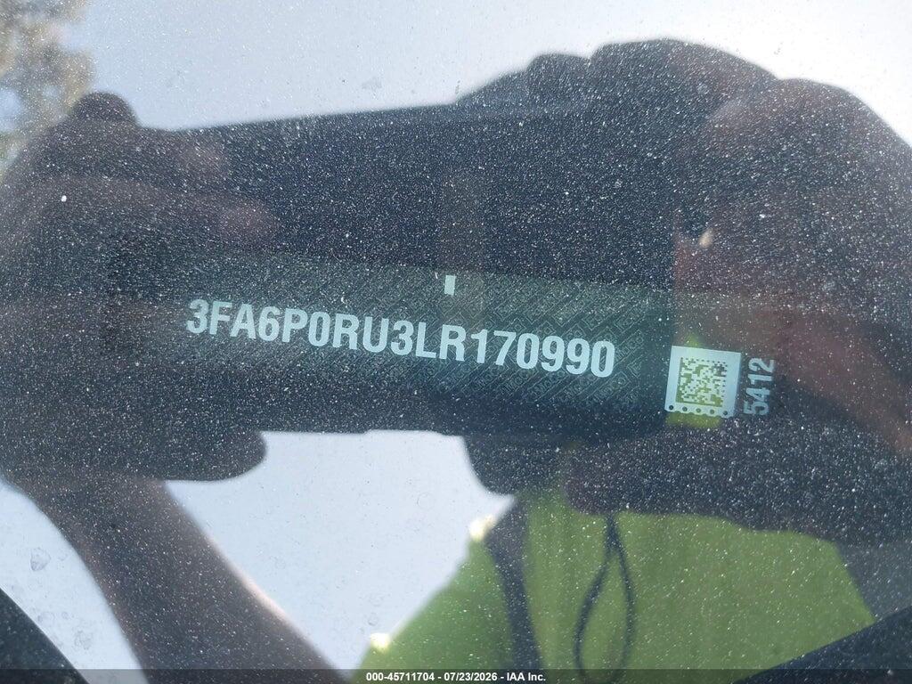 3FA6P0RU3LR170990 2020 FORD FUSION photo no. 9