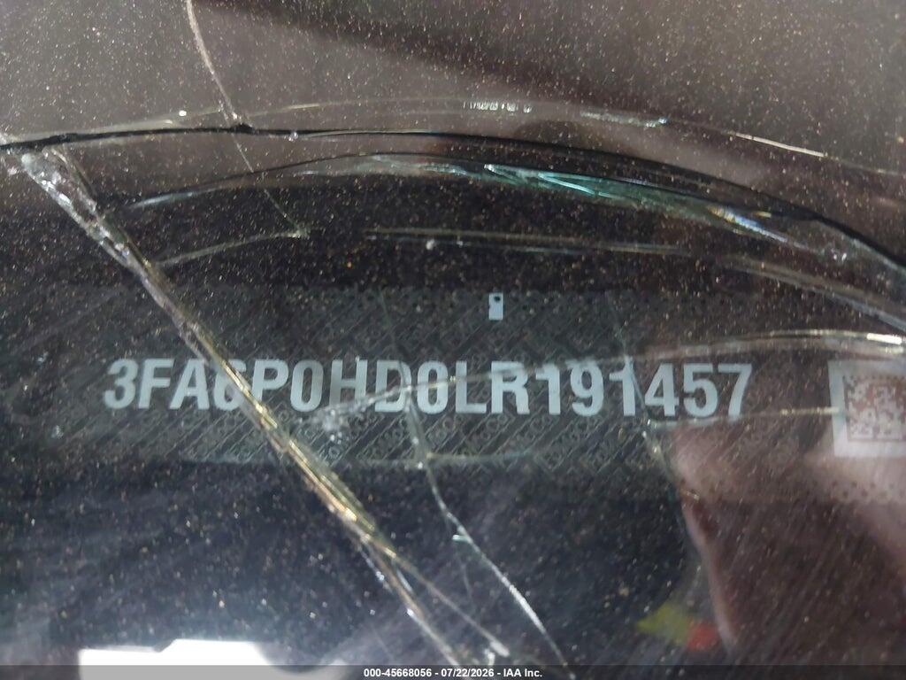 3FA6P0HD0LR191457 2020 FORD FUSION photo no. 9