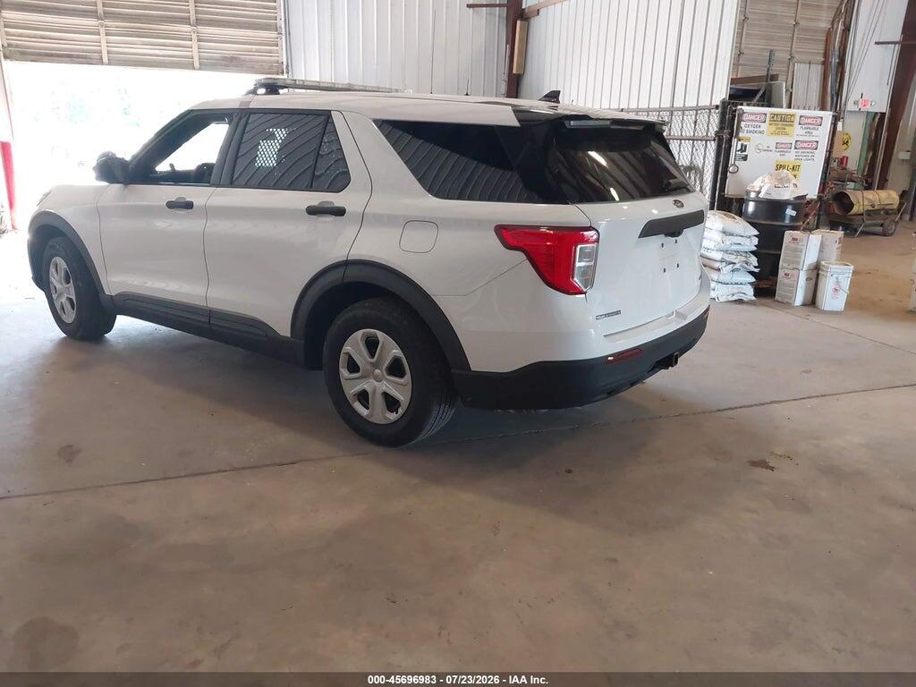 1FM5K8AB1LGC70344 2020 FORD POLICE INTERCEPTOR UTILITY photo no. 3