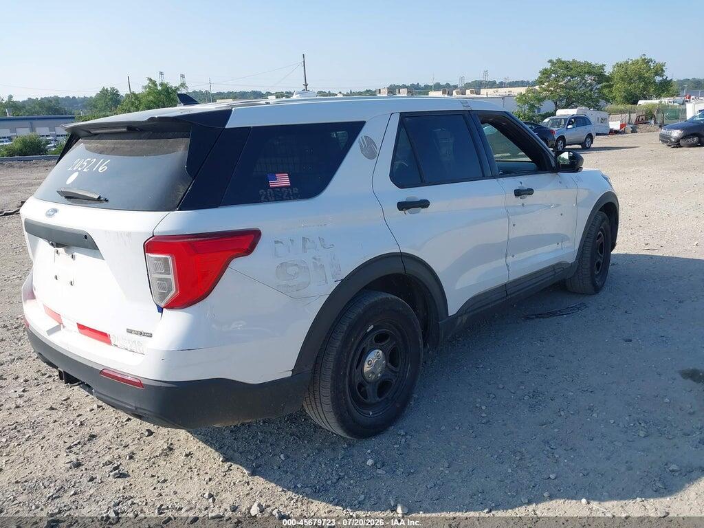 1FM5K8AW7LGC14007 2020 FORD POLICE INTERCEPTOR UTILITY photo no. 4