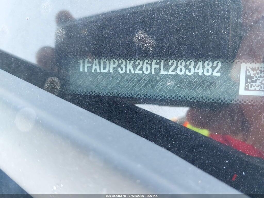 1FADP3K26FL283482 2015 FORD FOCUS photo no. 9