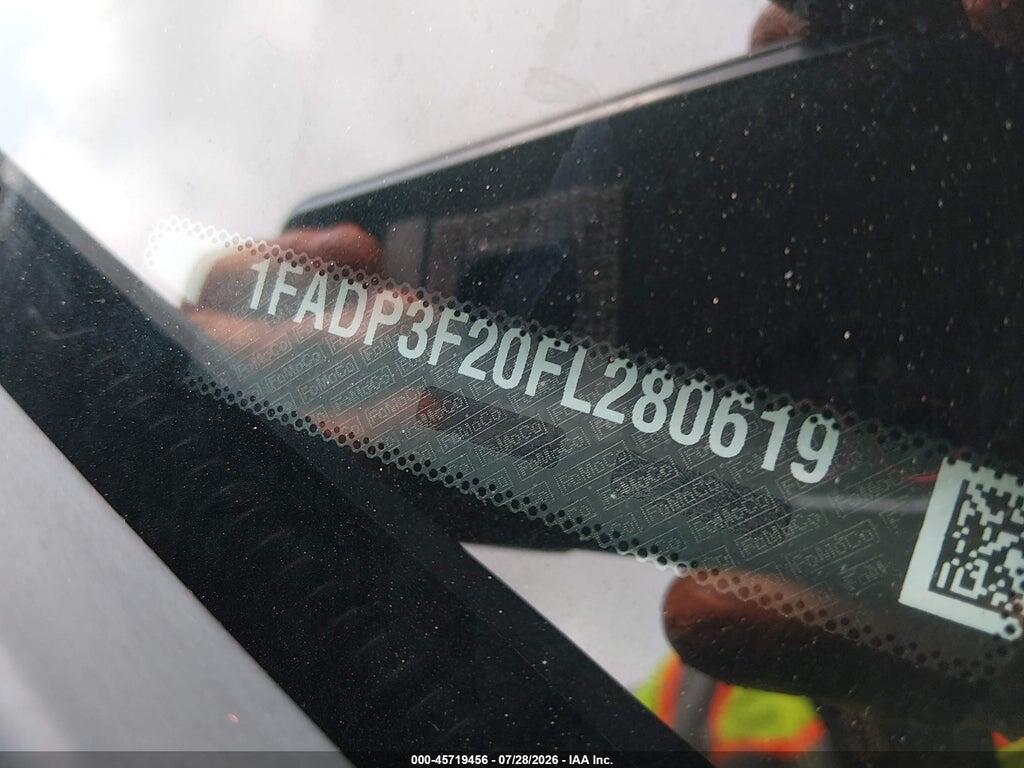 1FADP3F20FL280619 2015 FORD FOCUS photo no. 9