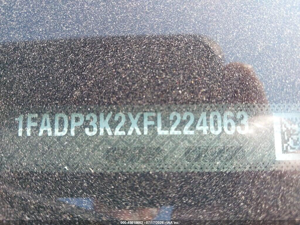 1FADP3K2XFL224063 2015 FORD FOCUS photo no. 9