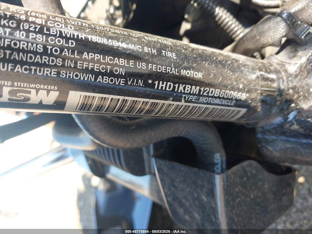 1HD1KBM12DB600668 2013 HARLEY-DAVIDSON FLHX photo no. 10
