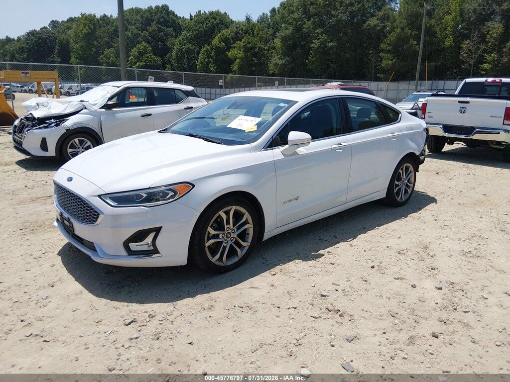 3FA6P0RU8KR105583 2019 FORD FUSION HYBRID photo no. 2