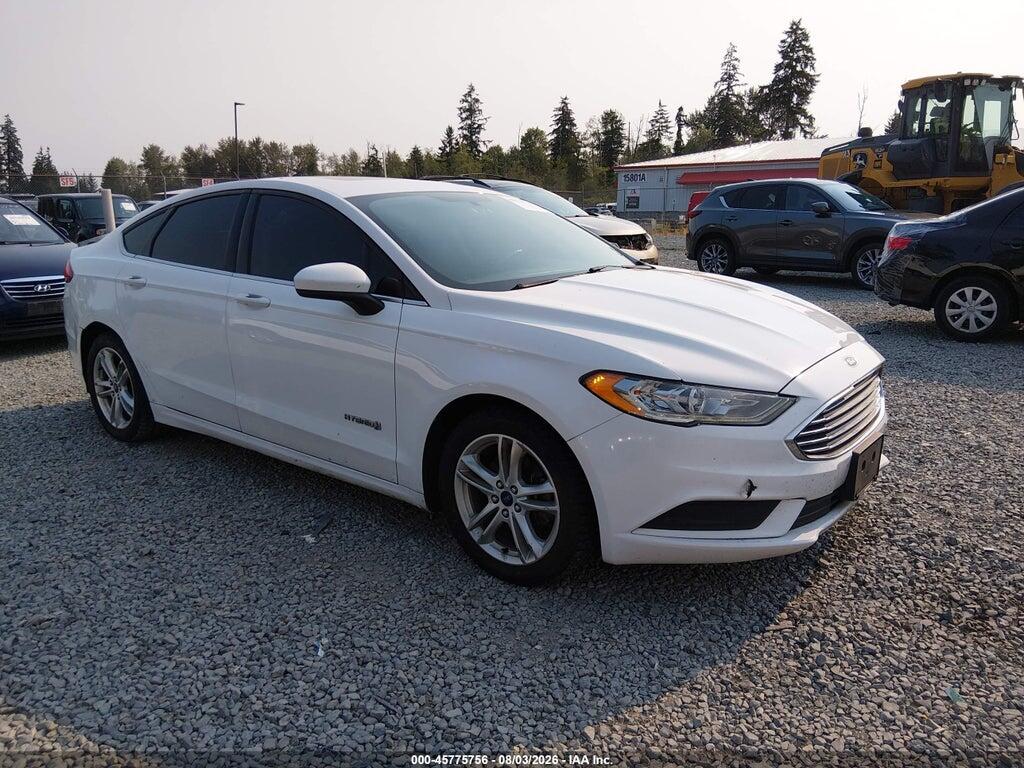 3FA6P0LU4JR138300 2018 FORD FUSION HYBRID photo no. 1