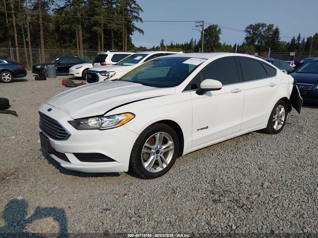 3FA6P0LU4JR138300 2018 FORD FUSION HYBRID photo no. 2