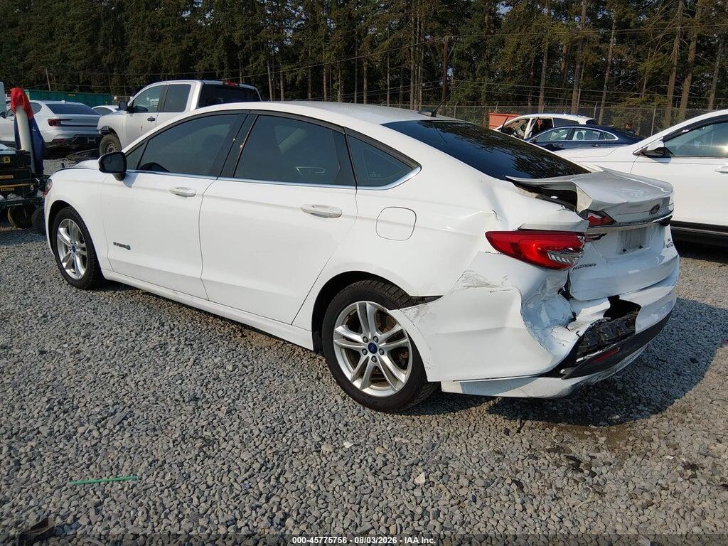 3FA6P0LU4JR138300 2018 FORD FUSION HYBRID photo no. 3