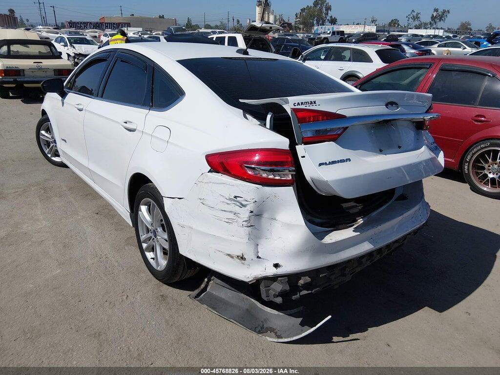 3FA6P0LU7JR170304 2018 FORD FUSION HYBRID photo no. 3
