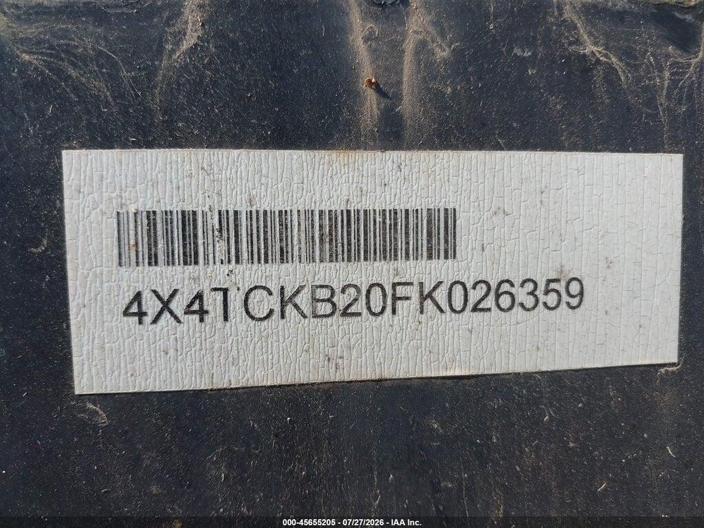 4X4TCKB20FK026359 2015 FOREST RIVER GREY WOLF 26BH photo no. 9