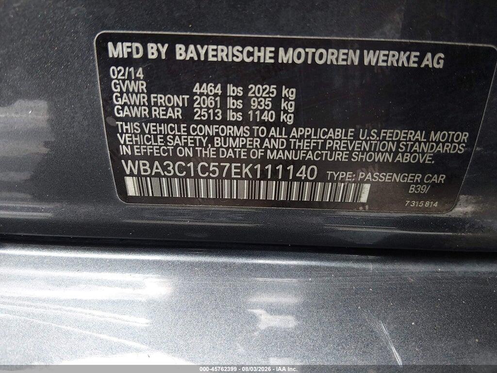 WBA3C1C57EK111140 2014 BMW 328I photo no. 9