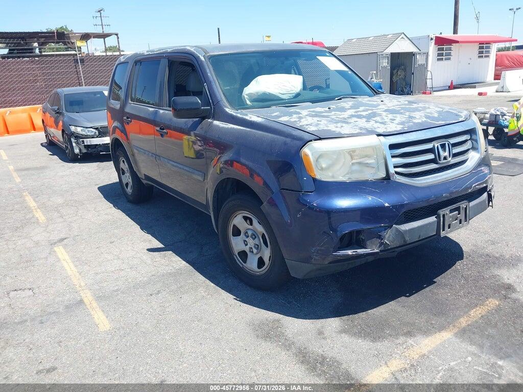 5FNYF3H23DB019609 2013 HONDA PILOT photo no. 1