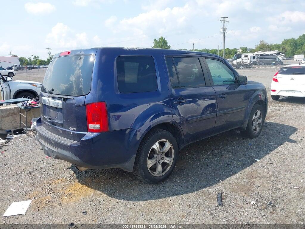 5FNYF4H50DB080836 2013 HONDA PILOT photo no. 4