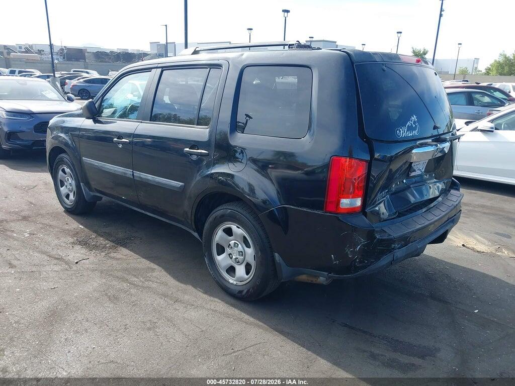 5FNYF3H28DB036809 2013 HONDA PILOT photo no. 3