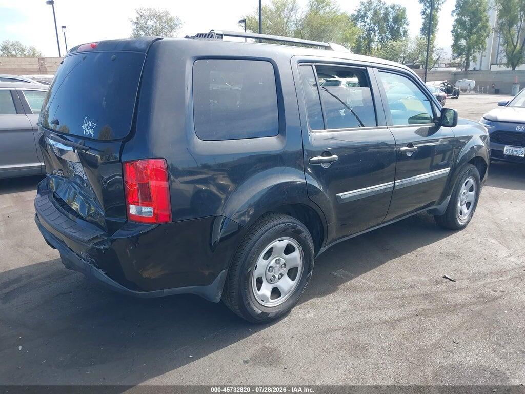 5FNYF3H28DB036809 2013 HONDA PILOT photo no. 4