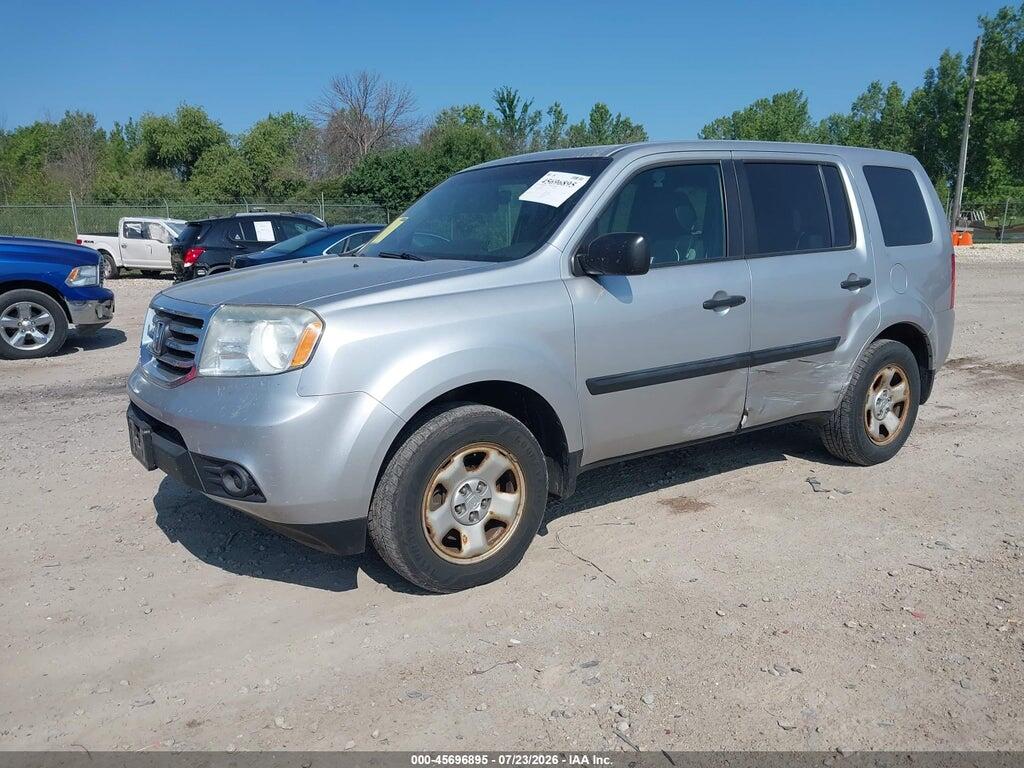 5FNYF3H20DB044841 2013 HONDA PILOT photo no. 2