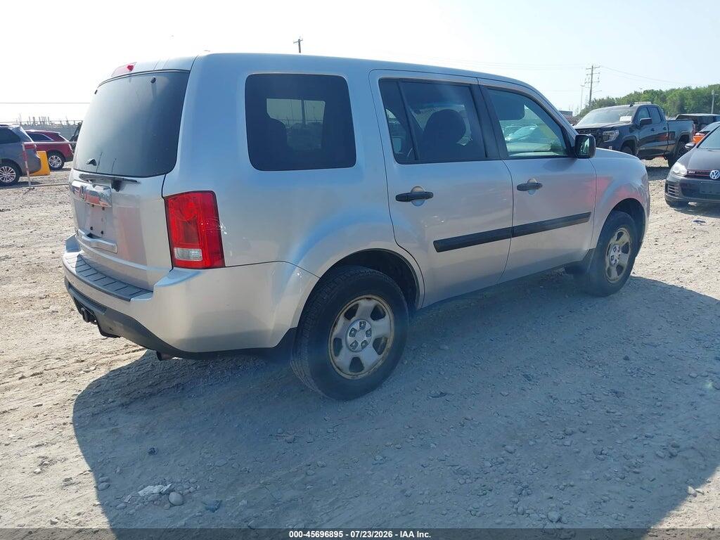 5FNYF3H20DB044841 2013 HONDA PILOT photo no. 4