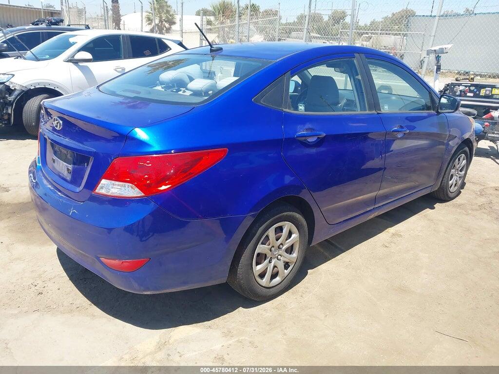 KMHCT4AE1DU448375 2013 HYUNDAI ACCENT photo no. 4