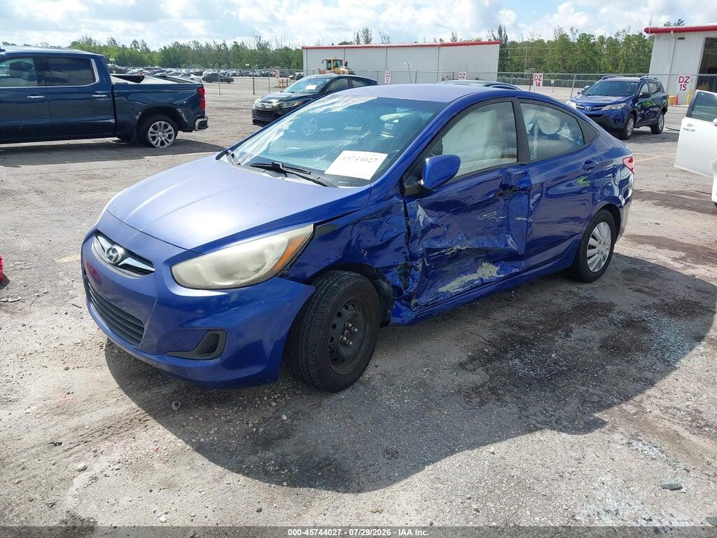 KMHCT4AE2DU359656 2013 HYUNDAI ACCENT photo no. 2