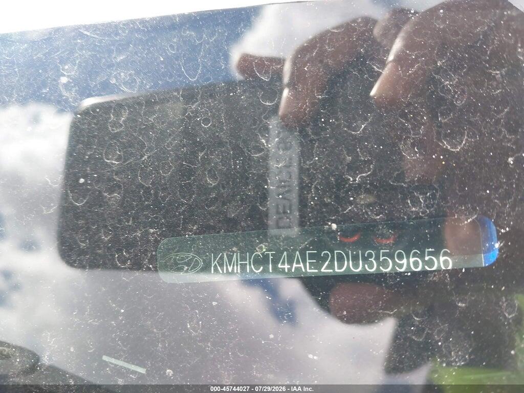 KMHCT4AE2DU359656 2013 HYUNDAI ACCENT photo no. 9